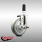 Service Caster 5 Inch 316SS Gray Polyurethane Swivel 1-3/8 Inch Expanding Stem Caster Brake SCC-SS316EX20S514-PPUB-TLB-138 - alternate 3
